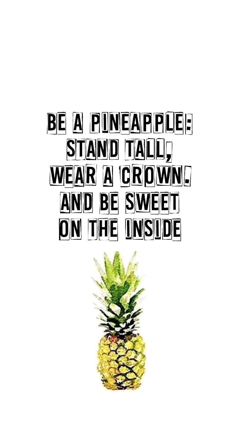 Pineapple, funny, quotes, sayings, HD phone wallpaper