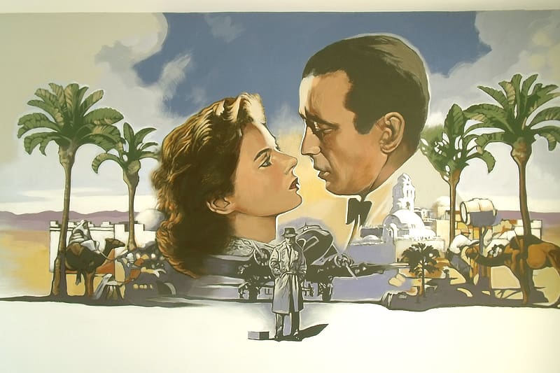 Movie, Casablanca, Humphrey Bogart, Ingrid Bergman, HD wallpaper
