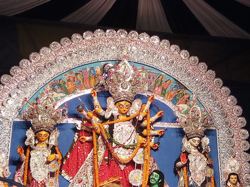 Durga Ma , durga, god, gods, lord, india, wow, durga ma, HD wallpaper