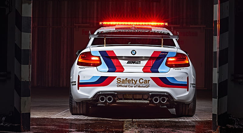 2016 BMW M2 MotoGP Safety Car with BMW M Performance Parts - Rear, HD wallpaper