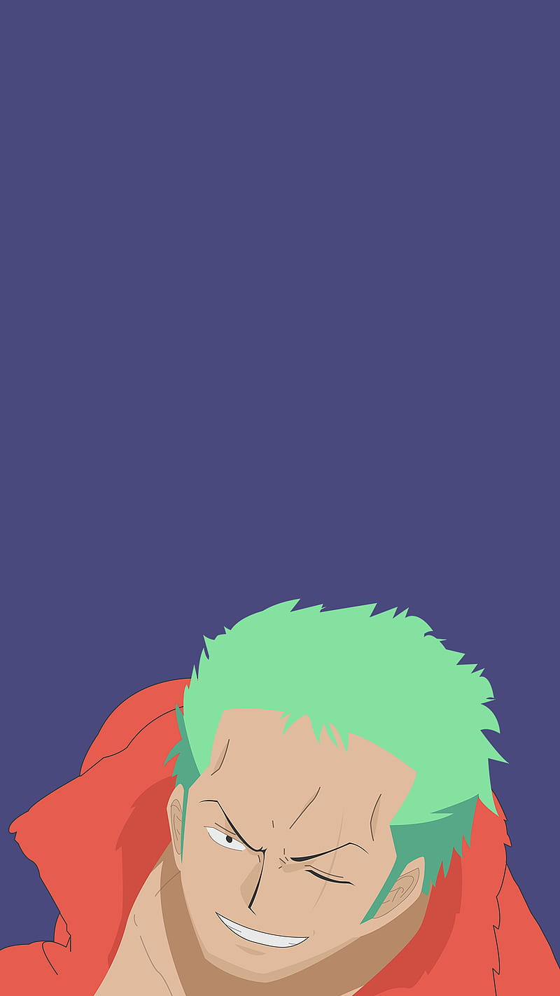 Zoro Roronoa Flat Green One Piece Purple Red Roronoa Zoro Hd Phone Wallpaper Peakpx