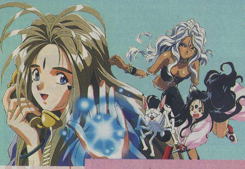 Three Goddesses, anime, ah my goddess, HD wallpaper