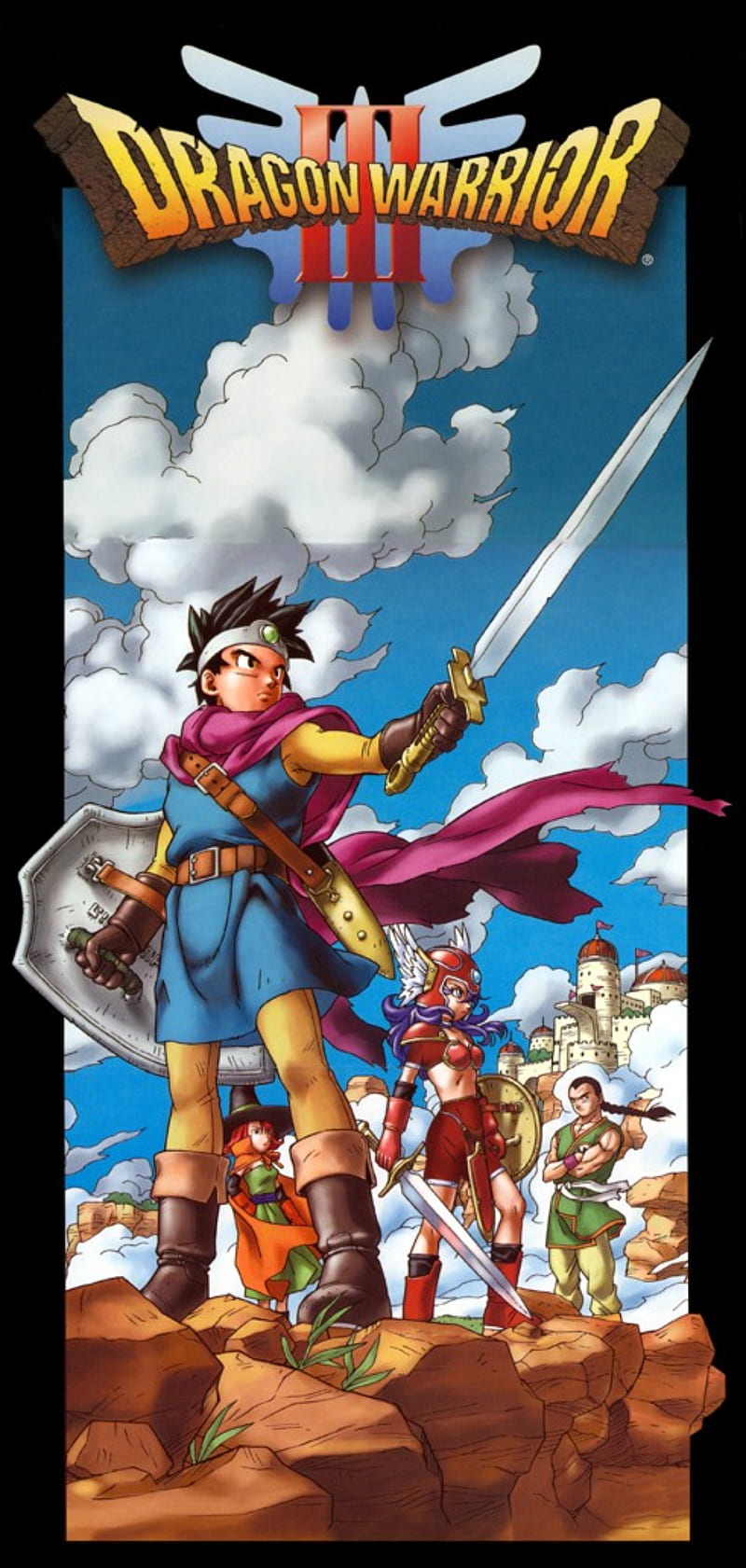 Dragon Quest 3, nintendo, power, smash, snes, super, warrior, HD phone wallpaper