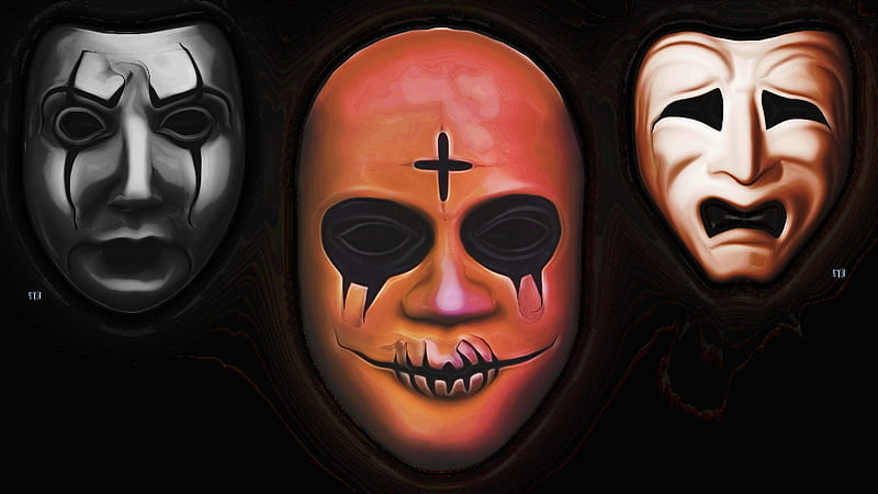 Masks in the dark, Dolls, Creepy dolls, Evil Dolls, Doll heads, Haunted dolls, Dolls, HD wallpaper