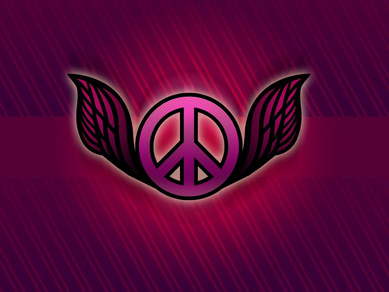 Peace Logo Abstract, peace, logo, abstract, HD wallpaper