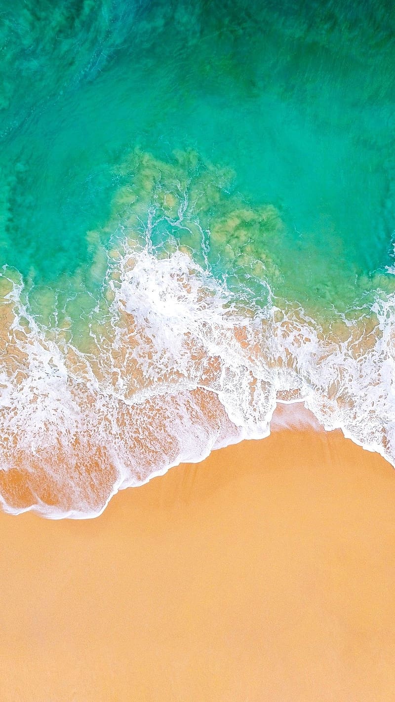 Iphone Trending, Sand Beach, beach, sea, HD phone wallpaper | Peakpx