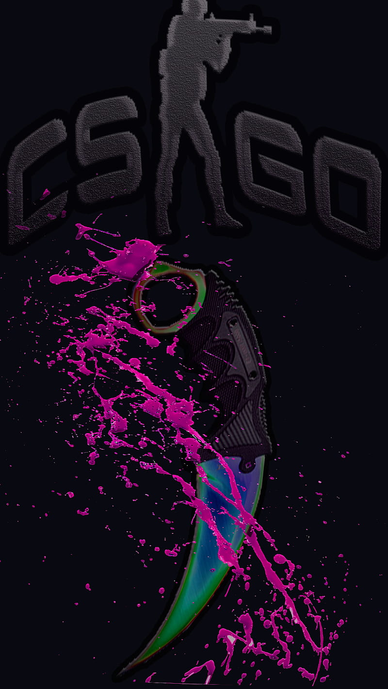 CS GO Wallpaper 4K, AMOLED, Dark background