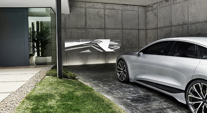 2021 Audi A6 e-tron Concept (Color: Helio Silver) - Detail , car, HD wallpaper