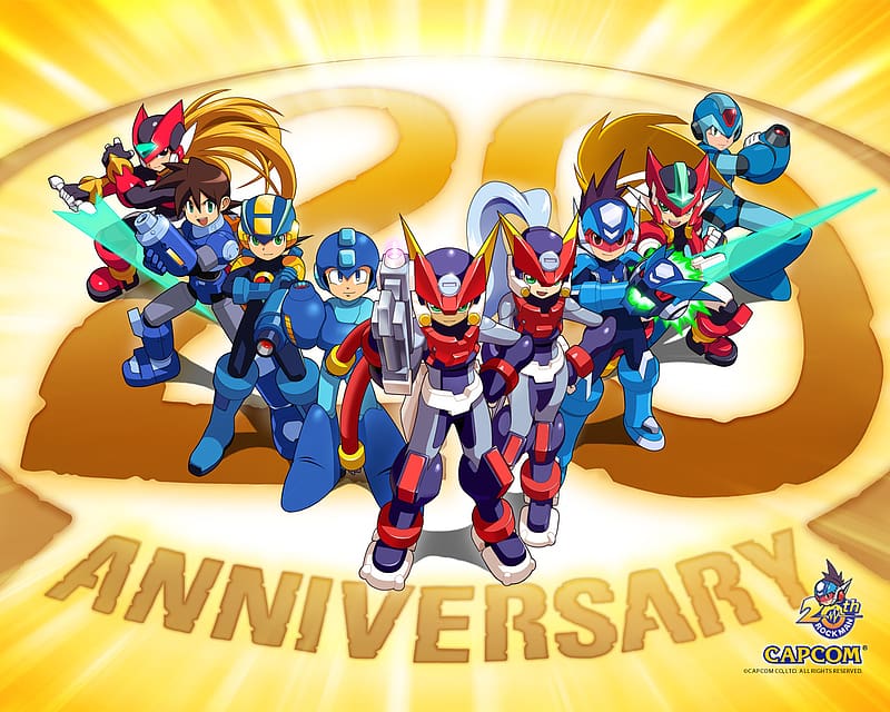 Video Game, Mega Man, Mega Man X, Rock (Mega Man), Zero (Mega Man), Megaman Exe, Geo Stelar, Mega Man Volnutt, HD wallpaper