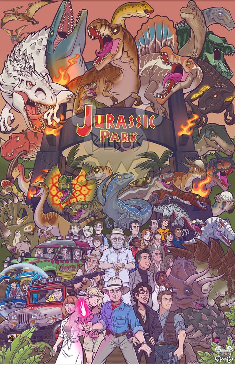 DeviantArt Ballbots, dinos, dinosaur, jurassic park, jurassicworld, trex, HD phone wallpaper