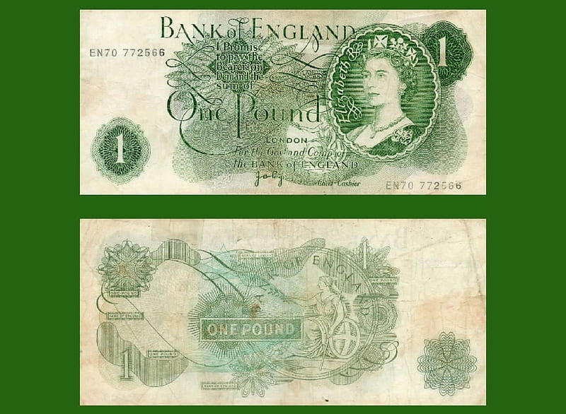United Kingdon Banknote, United Kingdon, Numismatics, Money, Banknote, Elizabeth II, HD wallpaper