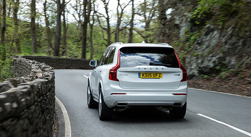 2016 Volvo XC90 (UK-Spec) Inscription (Ice White) - Rear , car, HD wallpaper