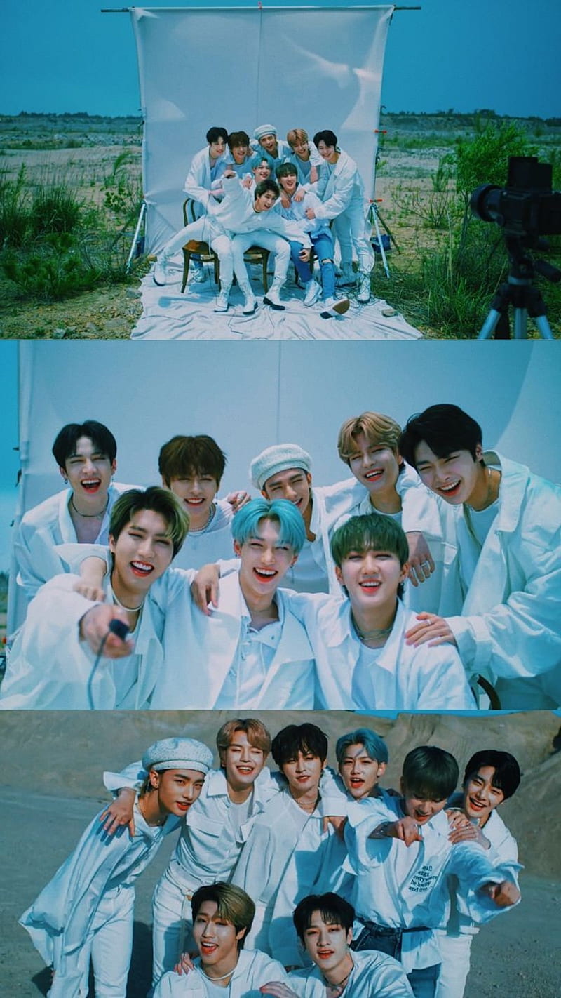 1170x2532px, 1080P free download | Stray kids, blue, fun, jyp, skz, HD ...