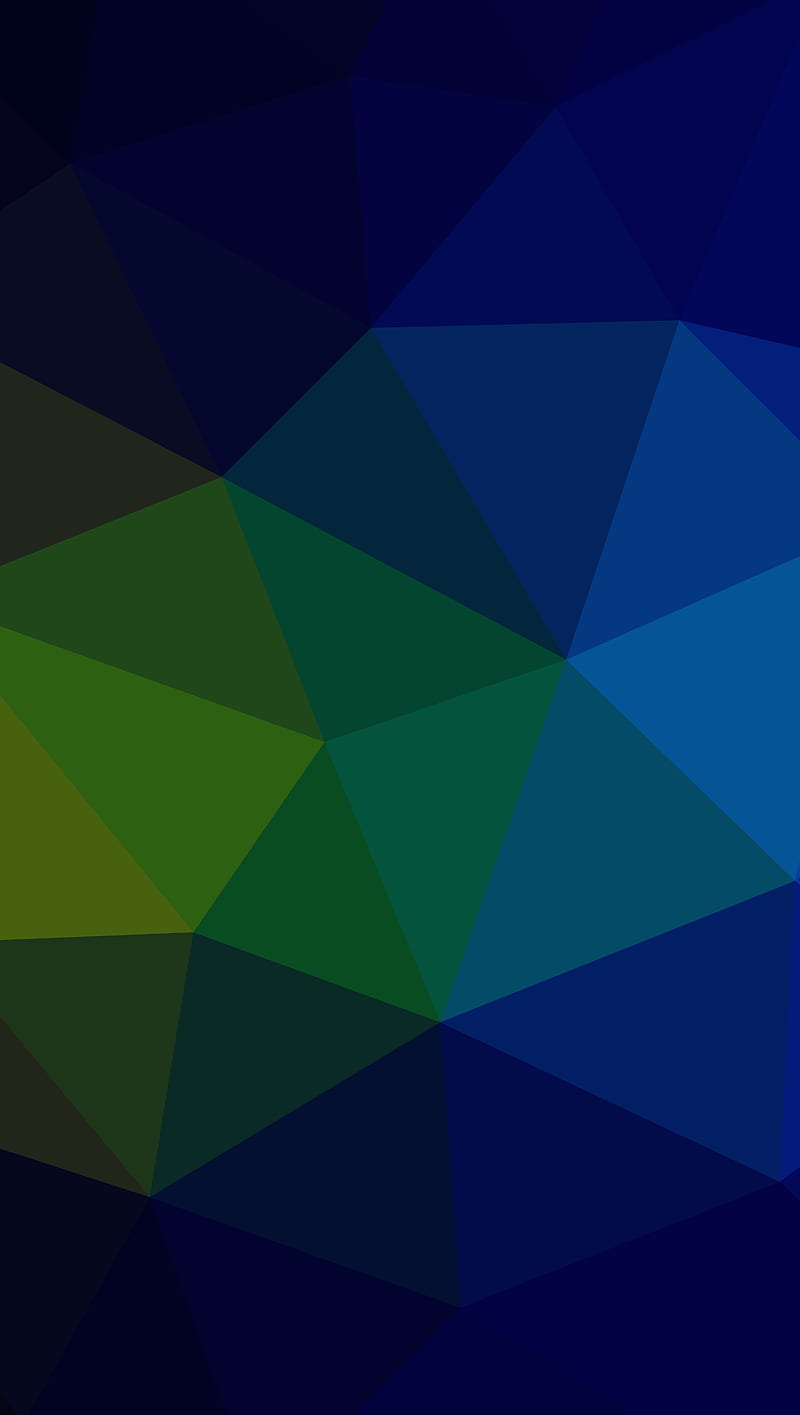green blue, abstract, color, geometric, origami, random, triangles, HD phone wallpaper