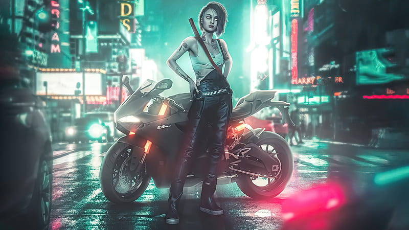Cyberpunk 2077 Night City Girl , cyberpunk-2077, 2021-games, games, ps-games, xbox-games, pc-games, scifi, cyberpunk, HD wallpaper