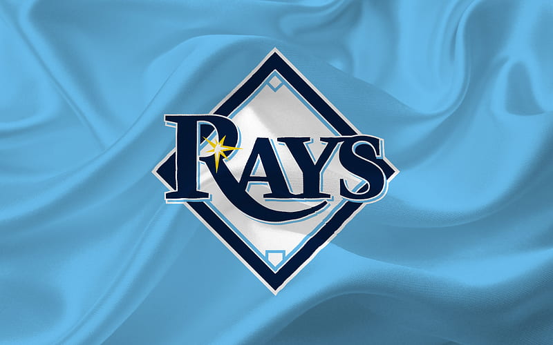 Tampa Bay Rays, Baseball, Major League Baseball, logo, emblem, USA, MLB, HD wallpaper