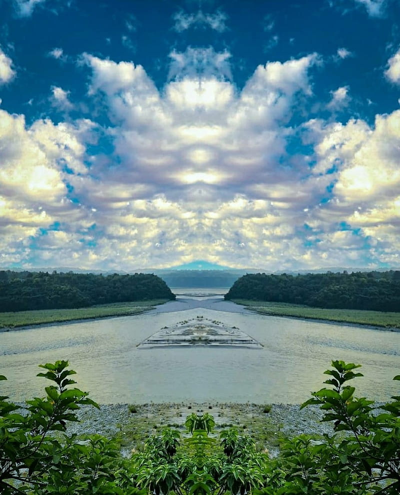 River, clouds, himachal, kullu, lakes, manali, nature, shimla, sky, trees,  HD phone wallpaper | Peakpx