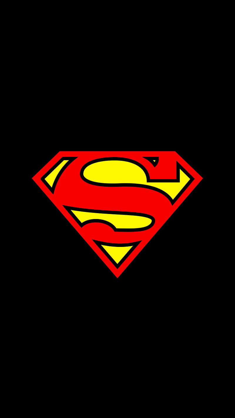 Superman, superman logo, HD phone wallpaper