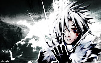 Alan Walker, anime, white hair, hot, boy: \