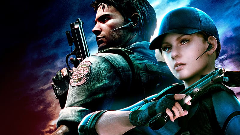 Download Two Main Characters Of Resident Evil 5 Wallpaper