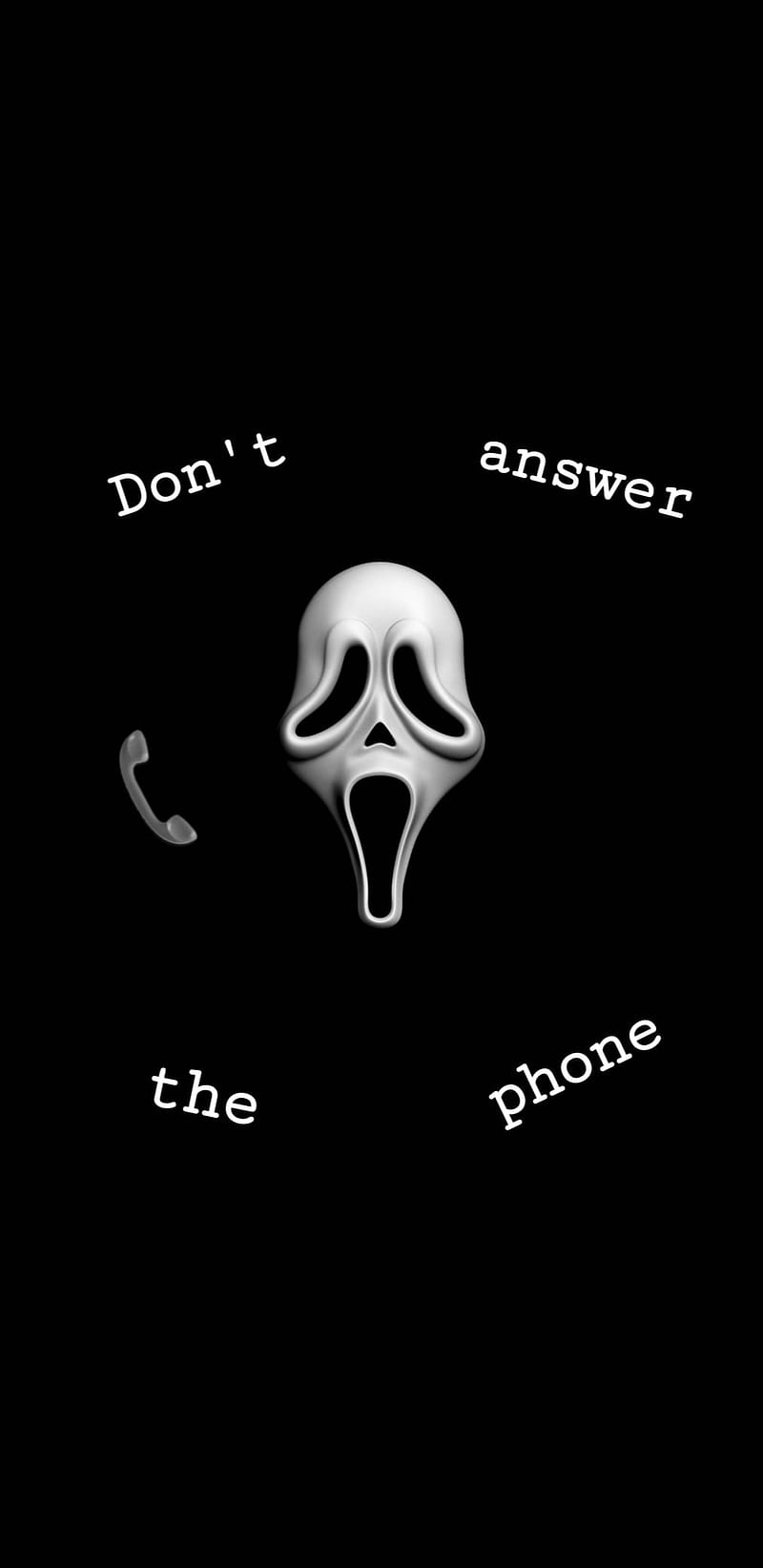 Scream, black, logo, HD phone wallpaper