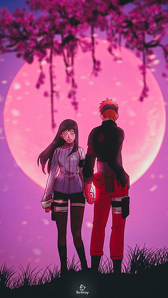 Naruto e Hinata - Desenho da Família Uzumaki em 3D