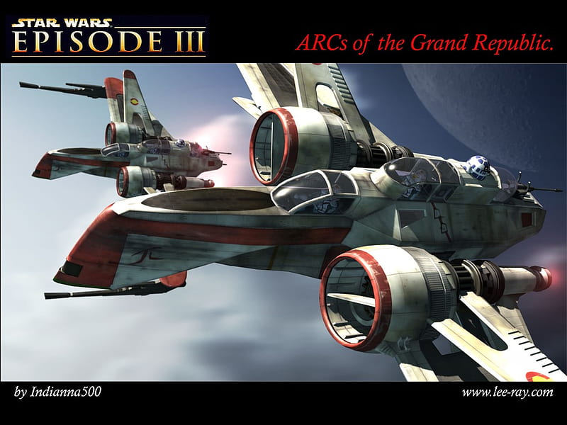 arc fighters, droid, guns, yellows, ships, planet, pilots, whites, reds, HD wallpaper