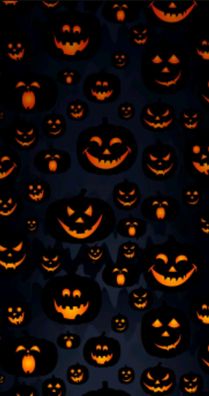 Jack o lanterns, halloween, black, pumpkin, HD phone wallpaper