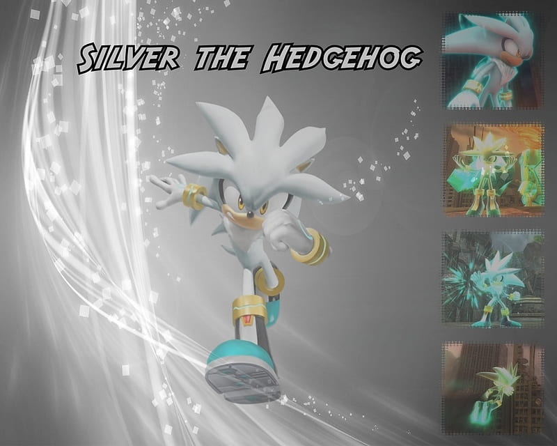 Silver the hedgehog, light blue, bright, video games, sonic, silver, HD wallpaper