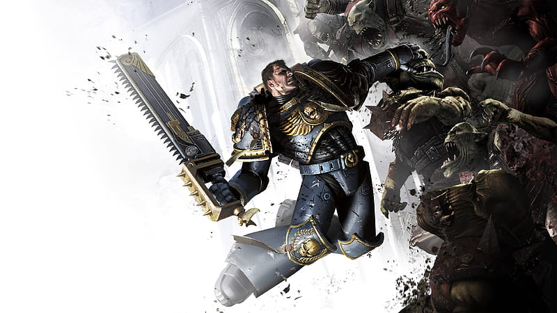 Captain Titus Warhammer 40000 Space Marine , warhammer-40000-dawn-of-war-iii, games, pc-games, HD wallpaper