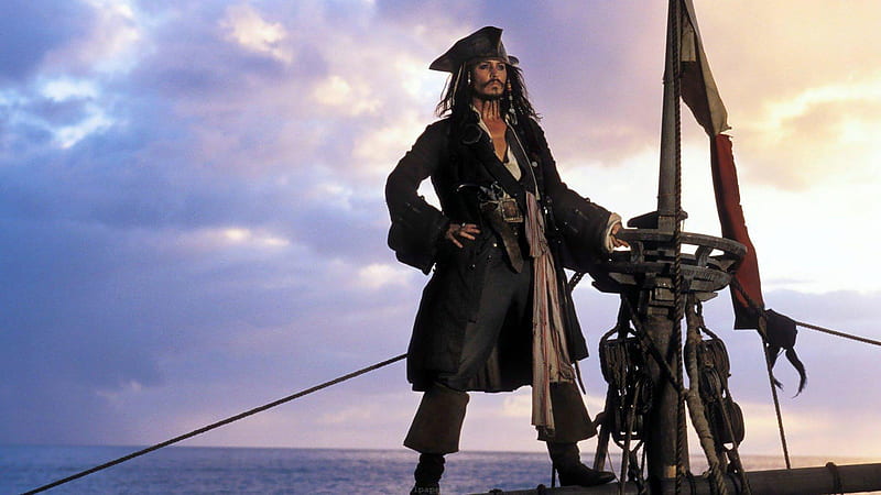 Jack Sparrow, Sparrow, Jack, captain, pirate, HD wallpaper