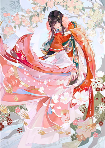 Wallpaper anime, man, asian, japanese, kimono, oriental, asiatic, Onmyouji  for mobile and desktop, section арт, resolution 3127x1630 - download