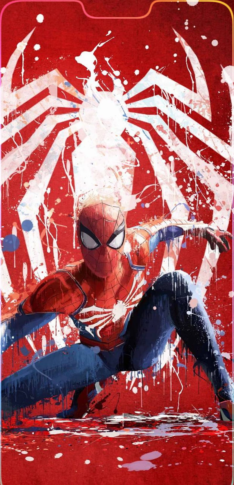 Spiderman notch, notch spiderman, comics, marvel, p20pro, oneplus 6, iphone  pixle2, HD phone wallpaper | Peakpx