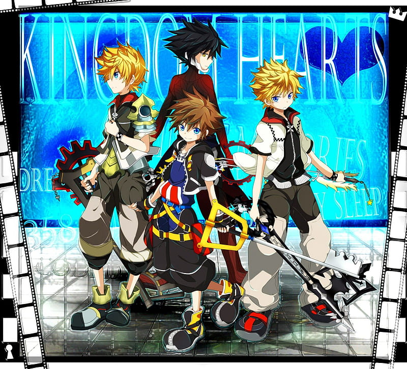 Kingdom Hearts, Sora, Roxas, Vanitas, Ventus, Keyblade, HD wallpaper