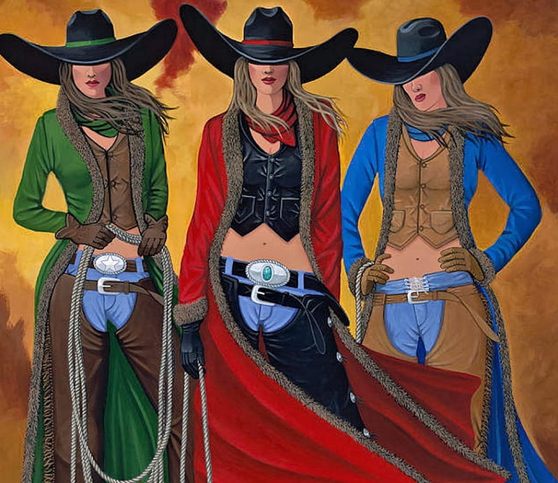 Free Download Cowgirls Pretty Art Cowgirl Hat Hd Wallpaper Peakpx