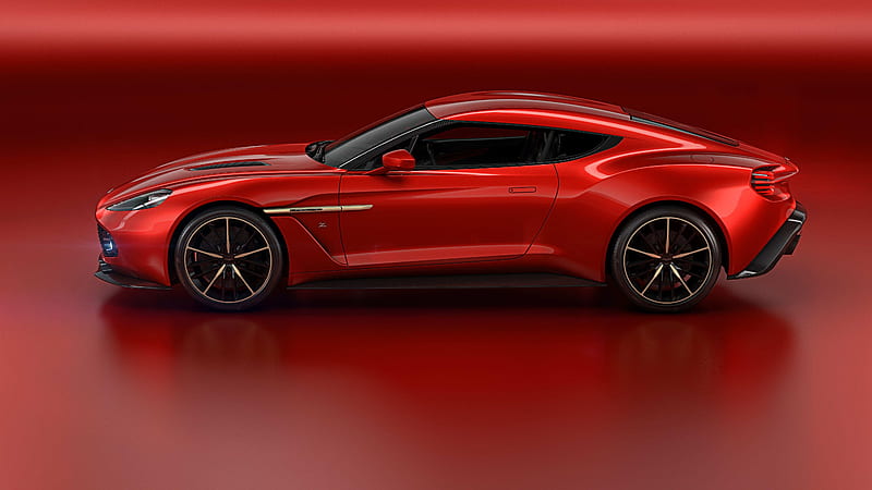 Aston Martin Vanquish Zagato Concept, aston-martin, carros, concept-cars, red, HD wallpaper