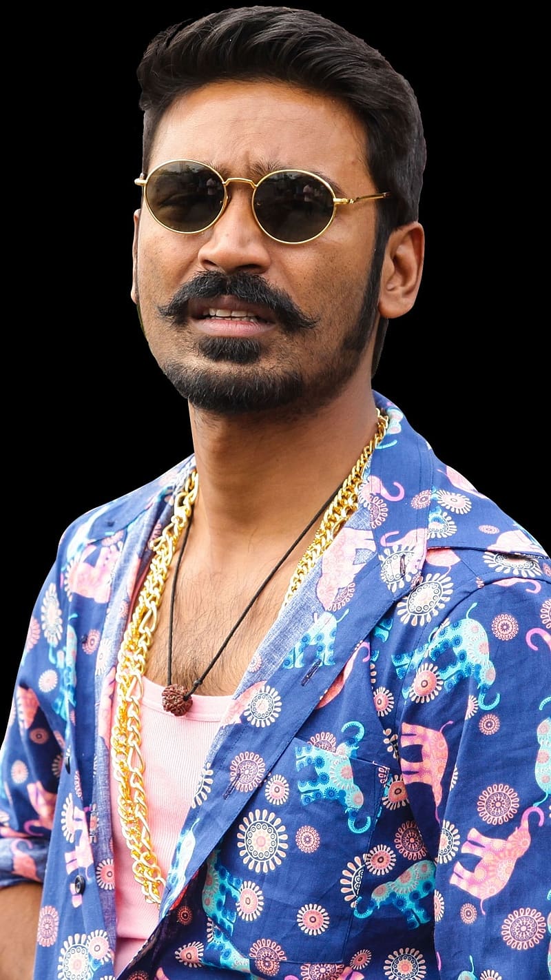 Dhanush With Blue Background, dhanush, blue background, actor ...