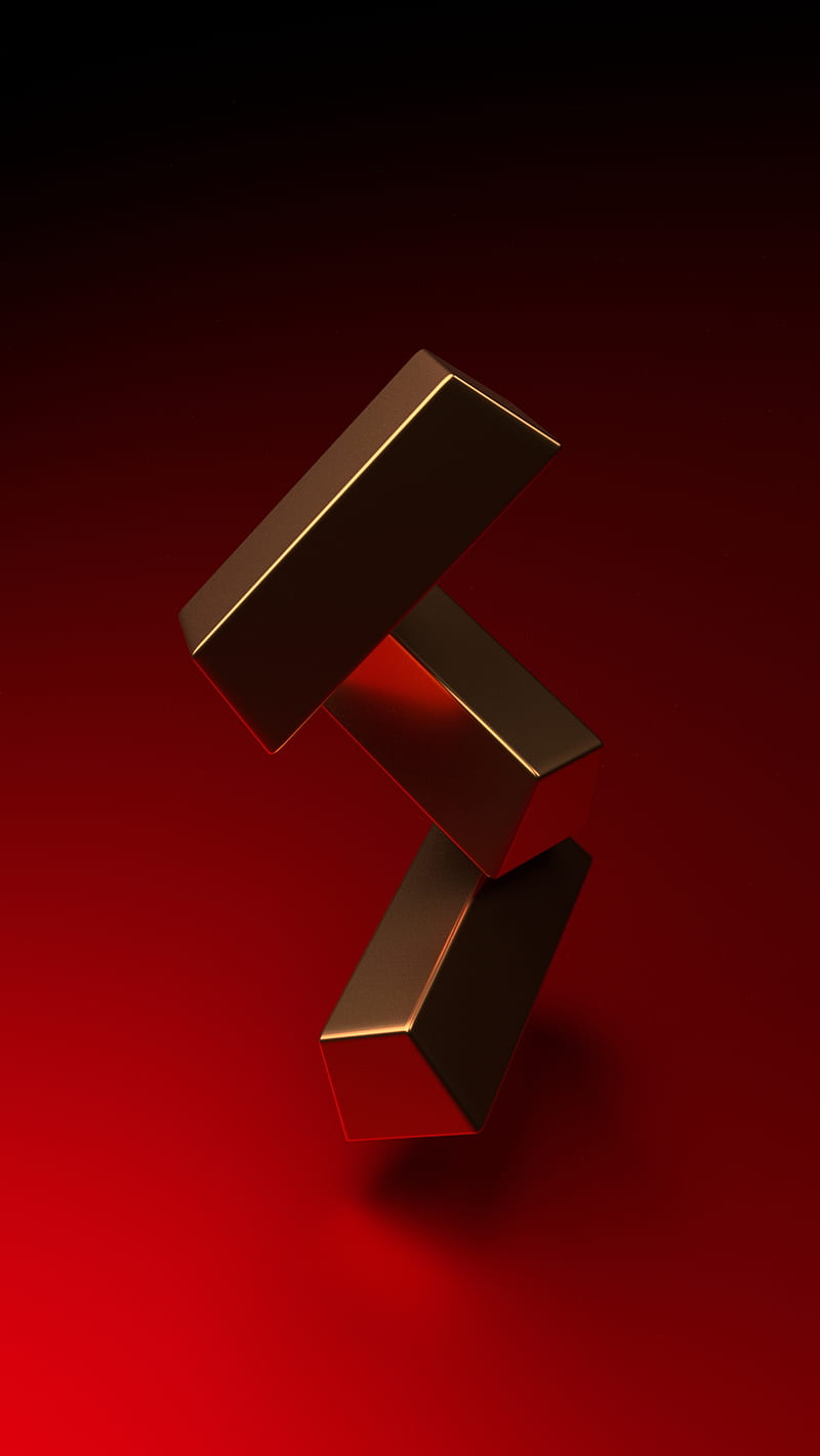 Floating Gold Bars, Floating, Thomas, gold, metal, red, rich, vip, HD phone wallpaper