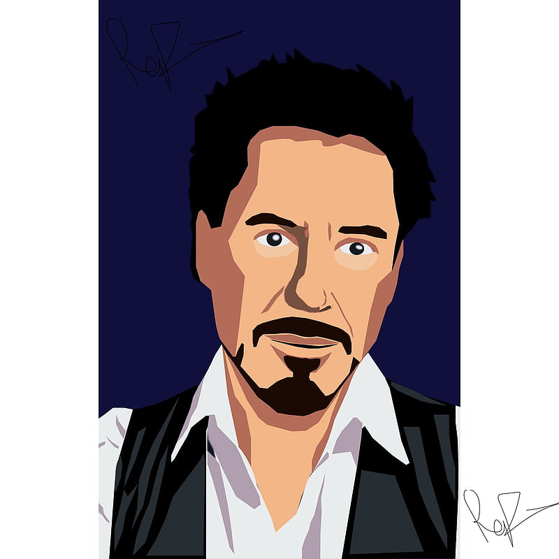 Robert Downey Jr, illustration, iron man, marvel, superheroes, tony stark,  HD phone wallpaper | Peakpx