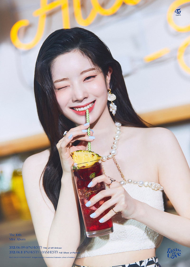 Dahyun Twice Dahyun Twice Alcohol Kpop Twice Taste Of Love Twice Alcohol Hd Phone Wallpaper Peakpx