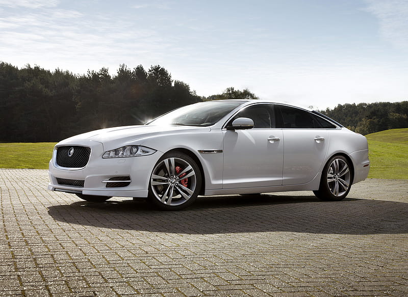 2012 Jaguar XJ Sport and Speed Packs (with Privacy Glass) - Front, car, HD wallpaper