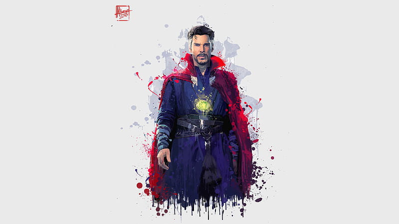 Doctor Strange In Avengers Infinity War 2018 Artwork, doctor-strange, avengers-infinity-war, 2018-movies, movies, artwork, artist, artstation, HD wallpaper