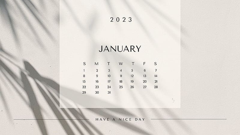 48 January 2023 Calendar Wallpapers  WallpaperSafari