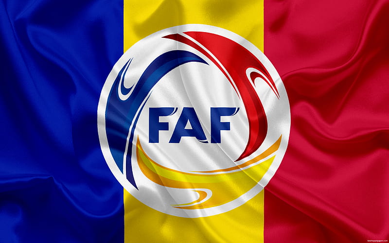 Andorra national football team, emblem, logo, flag, Europe, flag of Andorra, football, HD wallpaper