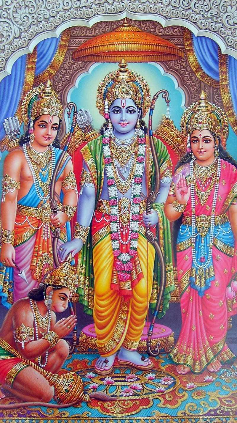 Ram, god, hanuman, laxman, lord, ramayan, shri ram, sita, HD phone ...
