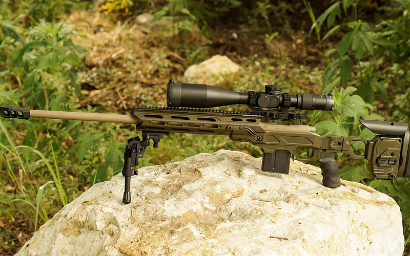Remington MSR, American sniper rifle, combat weapons, the US Army, rifles, HD wallpaper