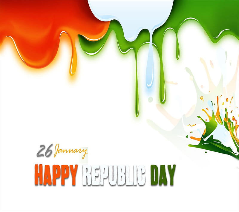 Happy Republic Day, india, january 26, HD wallpaper