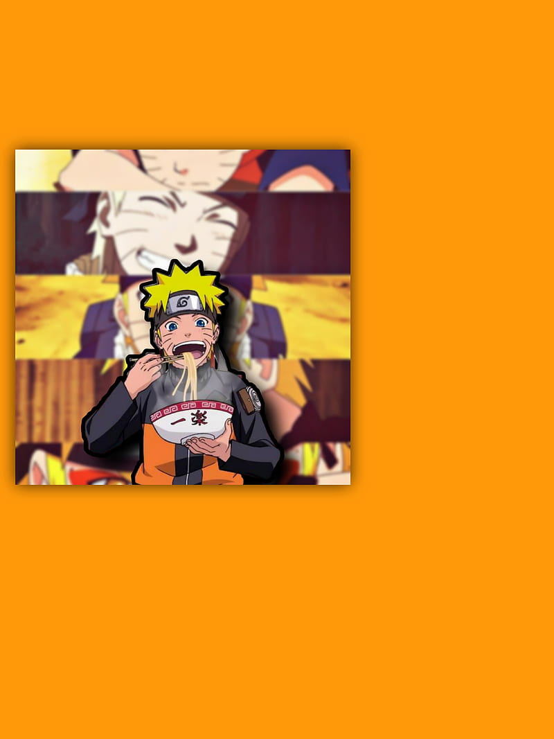 Naruto , anime, happy, ramen, HD phone wallpaper