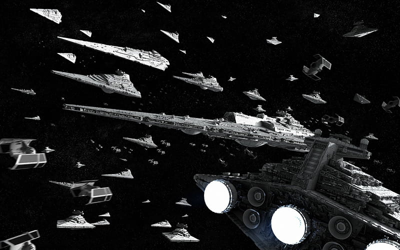 star wars imperial fleet, wars, fleet, imperial, star, HD wallpaper