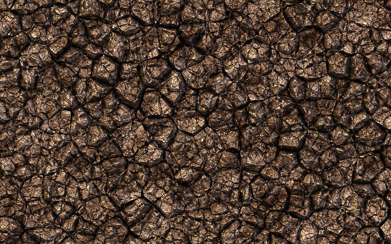 cracked ground texture, ground brown background, dry ground concepts, natural textures, HD wallpaper